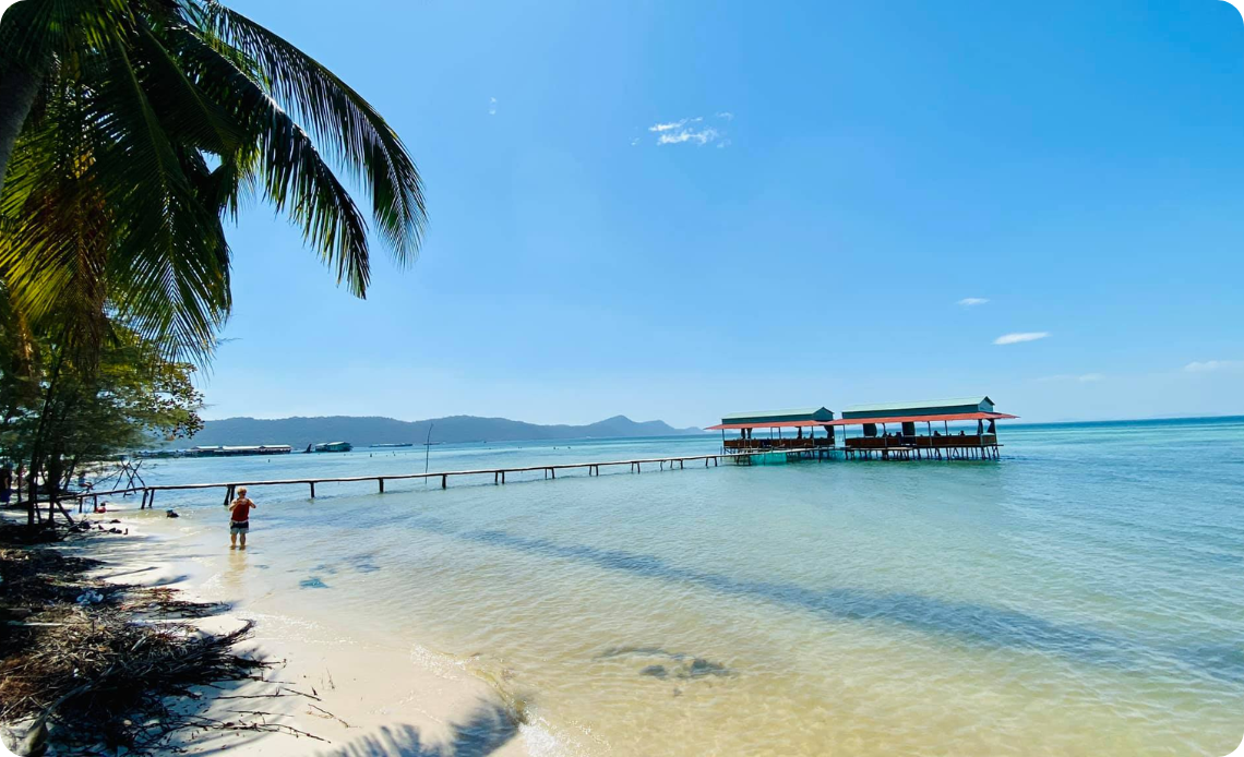 Plage de Rach Vem et le « royaume des étoiles de mer »